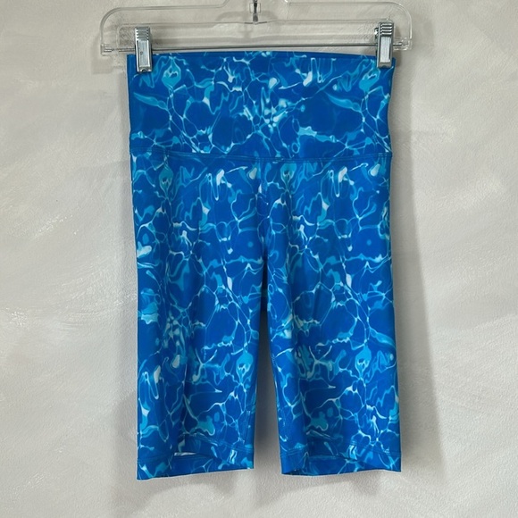 Aritzia TNA Bike Shorts splash blue size small - Picture 3 of 6
